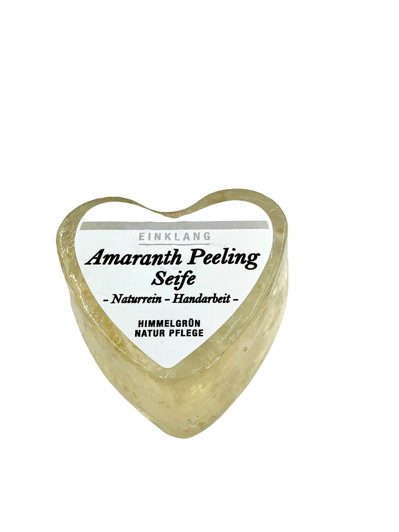 Amaranth Peelingseife Herzform (84g)