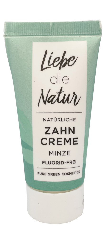 Liebe die Natur – Natürliche Zahncreme Minze (30 ml / 75 ml)