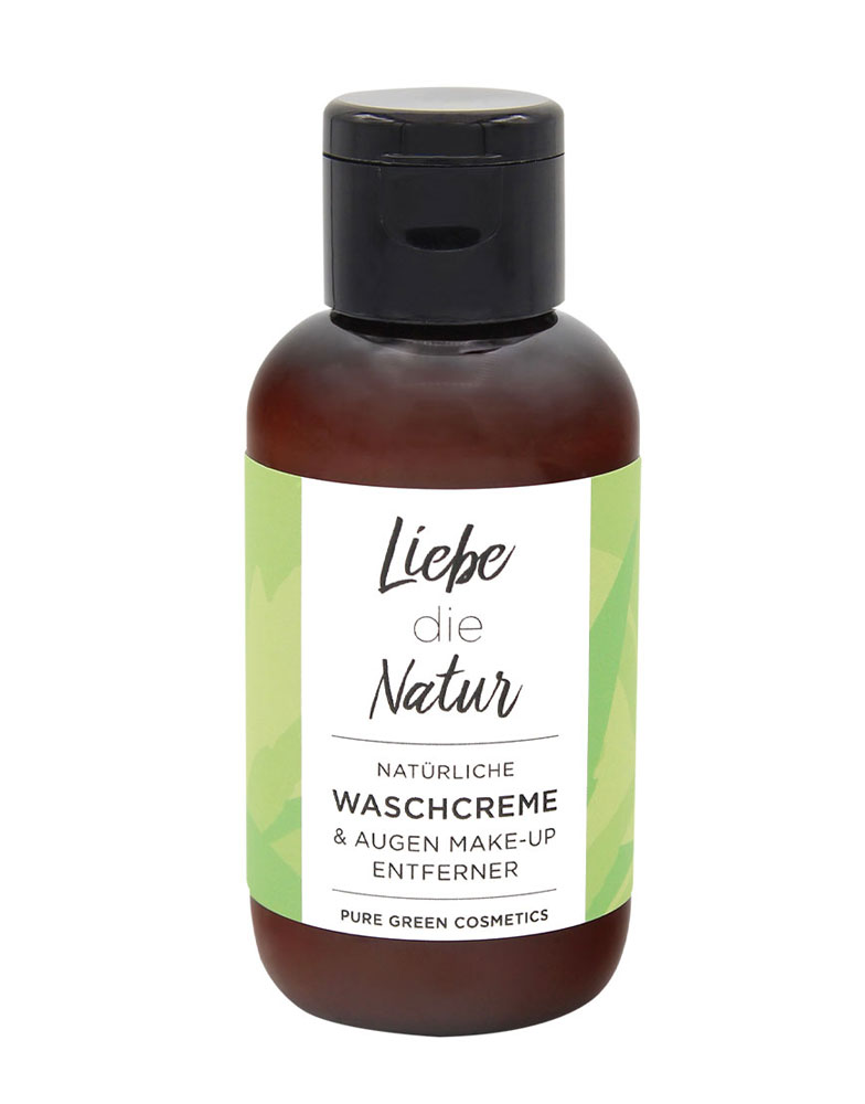 Liebe die Natur – Natürliche Waschcreme & Augen Make-Up Entferner (100 ml)