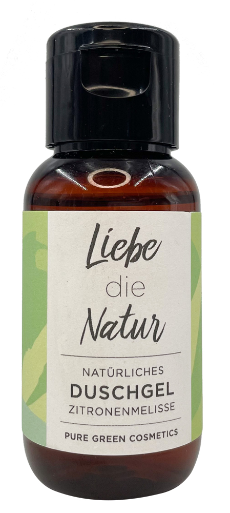 Liebe die Natur – Natürliches Duschgel Zitronenmelisse (50ml / 250ml) 50 ml